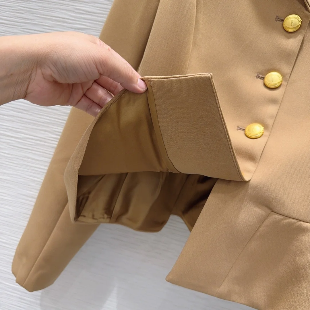 DIOR Suits Camel-Gold S-L D15202609060889 - Image 8