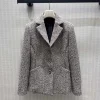 DIOR Suits Tweed Blend Gray-Black 36-40 B15202609061798