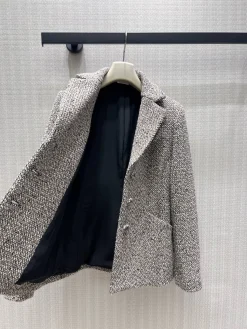 Alternative view of DIOR Suits Tweed Blend Gray-Black 36-40 B15202609061798