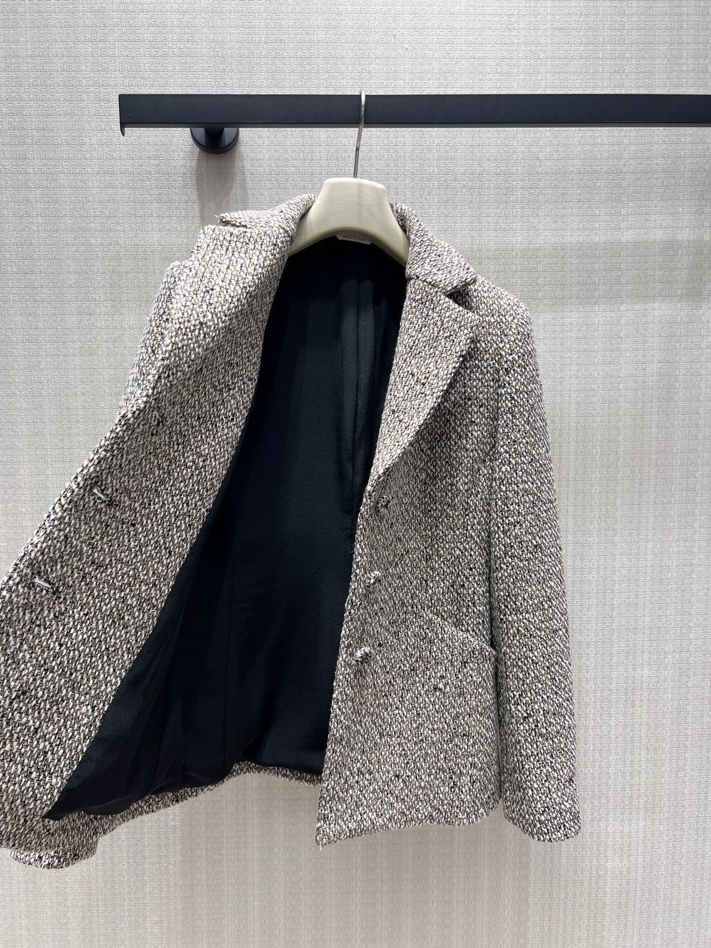 DIOR Suits Tweed Blend Gray-Black 36-40 B15202609061798 - Image 2