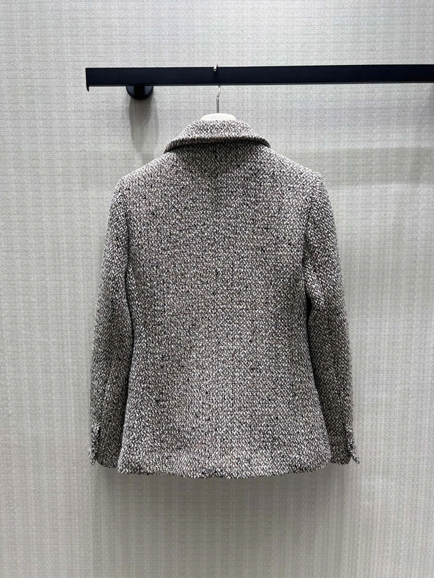 DIOR Suits Tweed Blend Gray-Black 36-40 B15202609061798 - Image 3