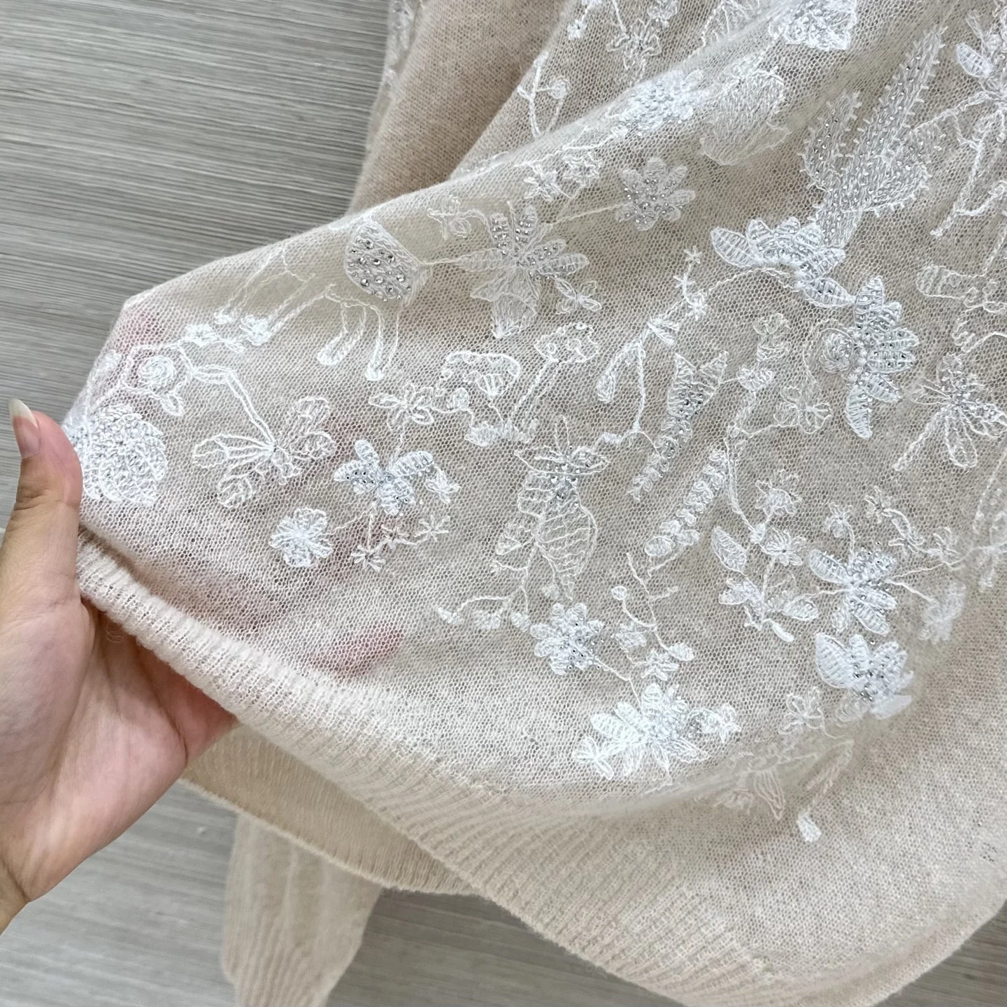DIOR Sweaters Alpaca Wool Blend Beige-White 36-40 C25202609061150 - Image 7