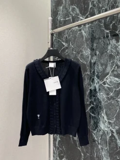 Alternative view of DIOR Sweaters Black-Cream S-L B10202609061647