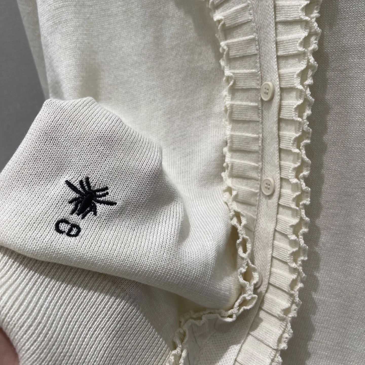 DIOR Sweaters Black-Cream S-L B10202609061647 - Image 7