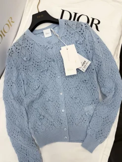 DIOR Sweaters Blue S-L C85202609063635