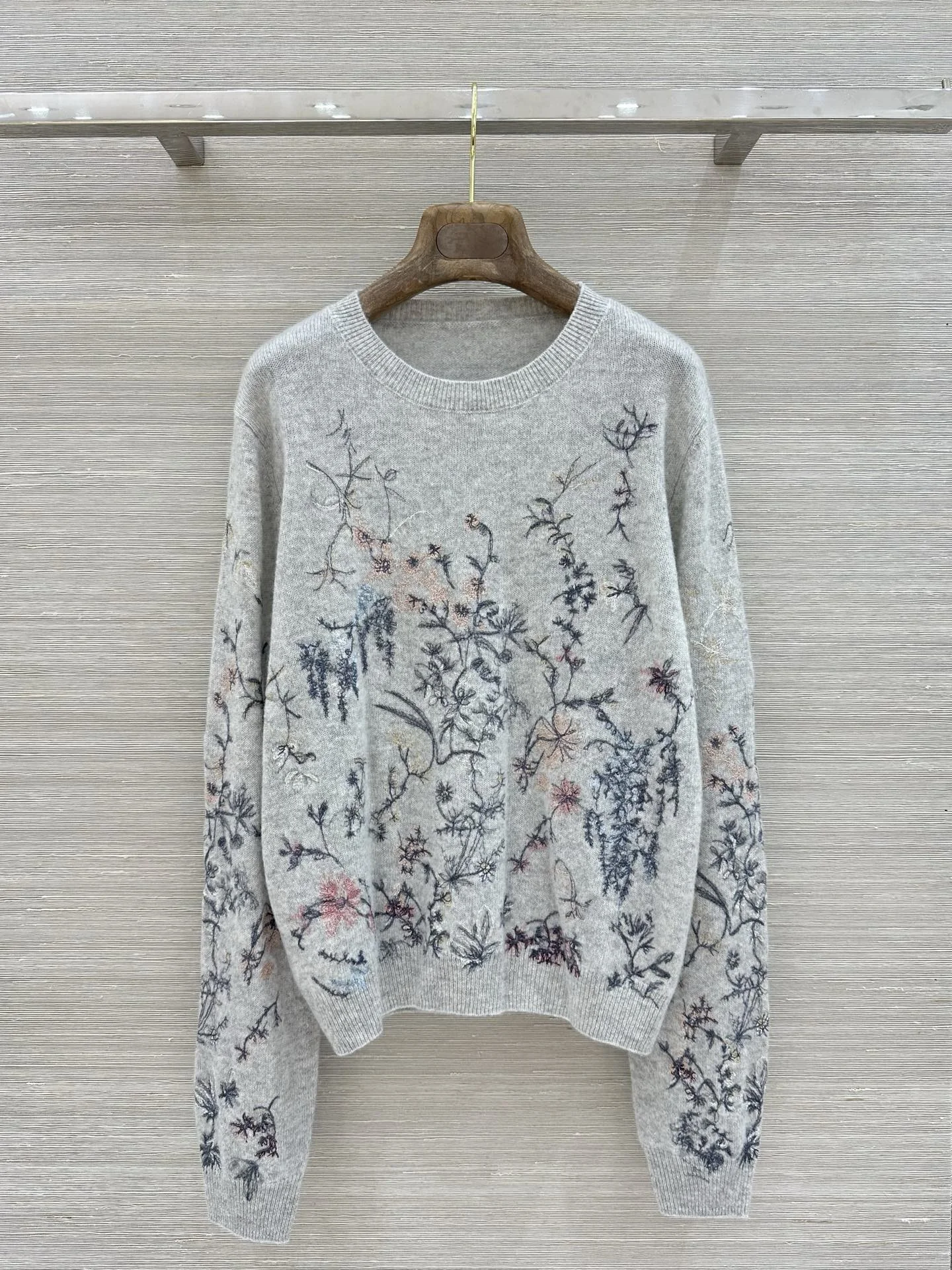 DIOR Sweaters Cashmere Grey-Multi 36-40 D65202609061166