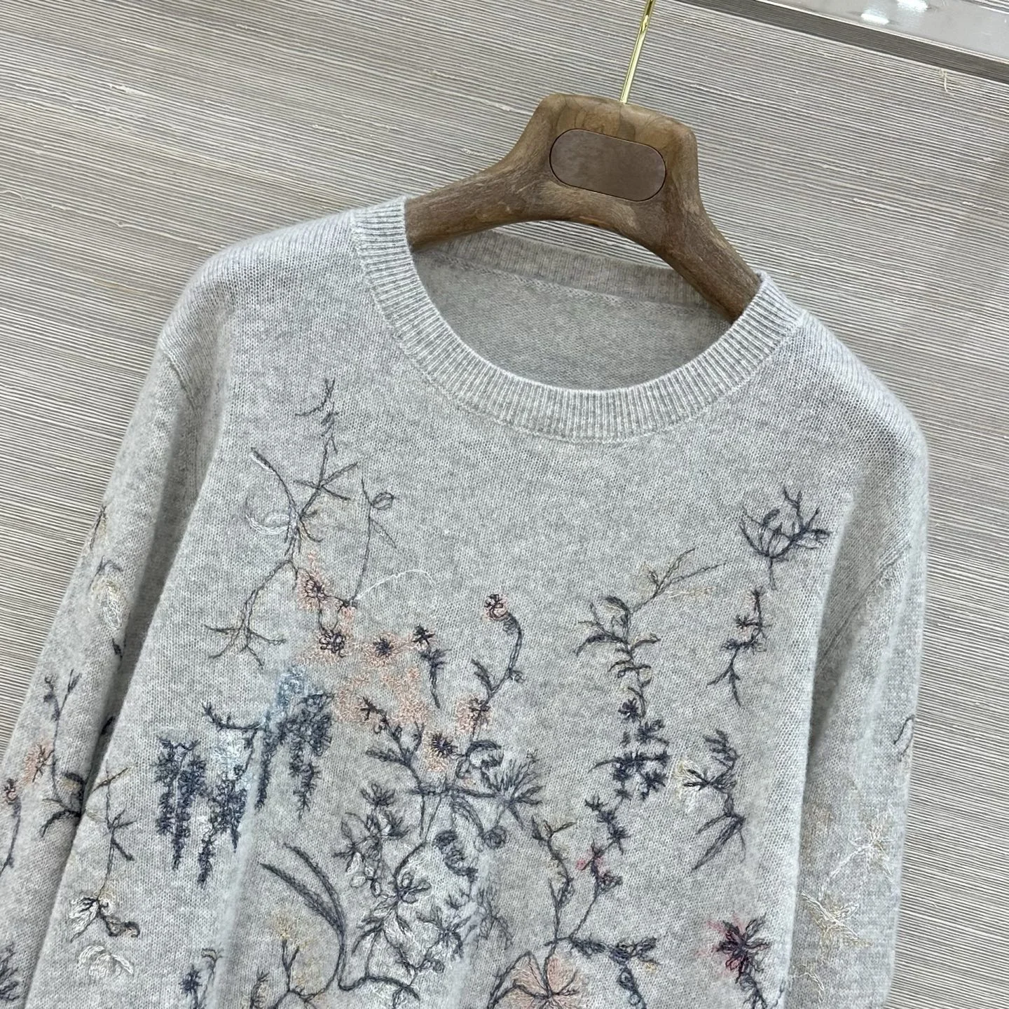 DIOR Sweaters Cashmere Grey-Multi 36-40 D65202609061166 - Image 2