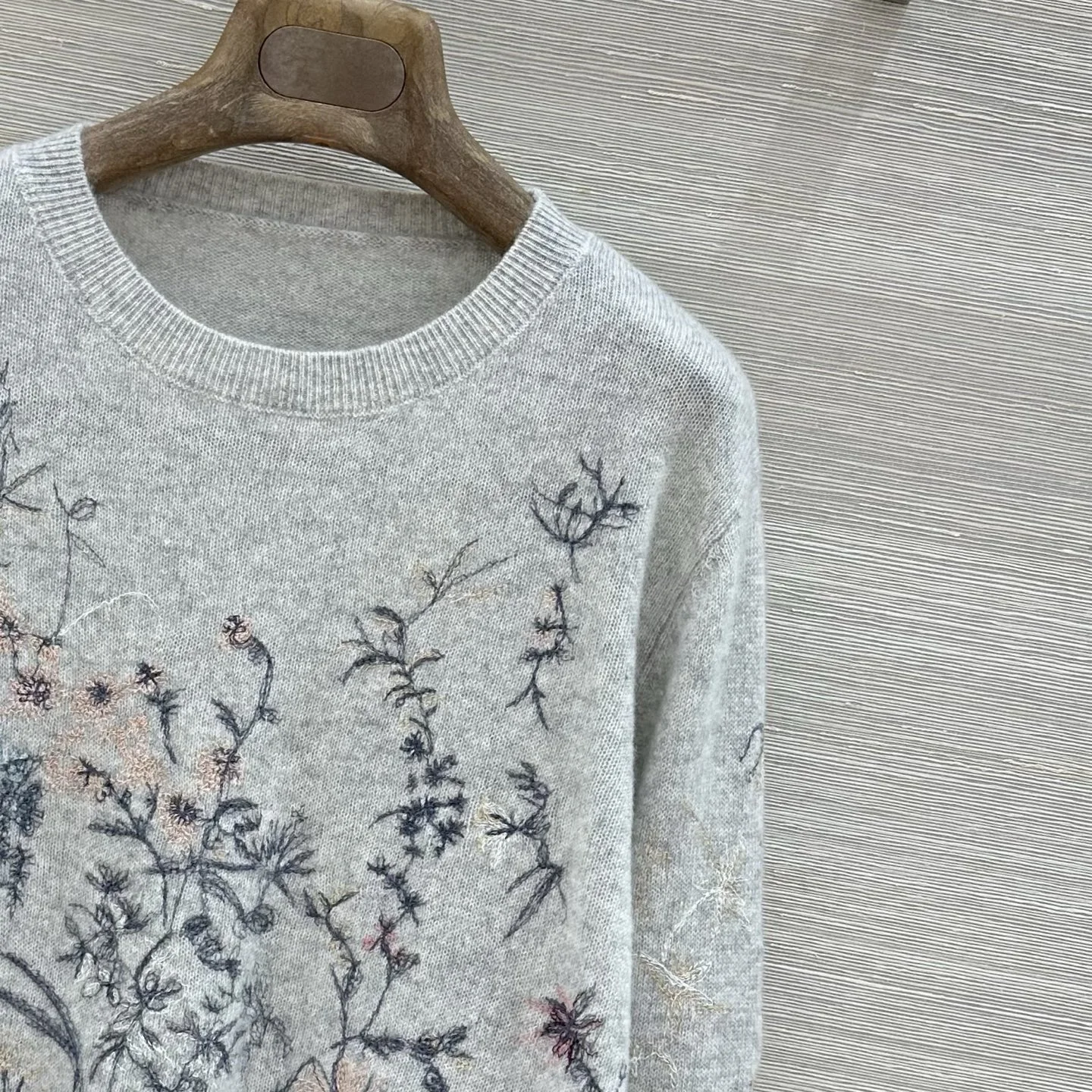 DIOR Sweaters Cashmere Grey-Multi 36-40 D65202609061166 - Image 4