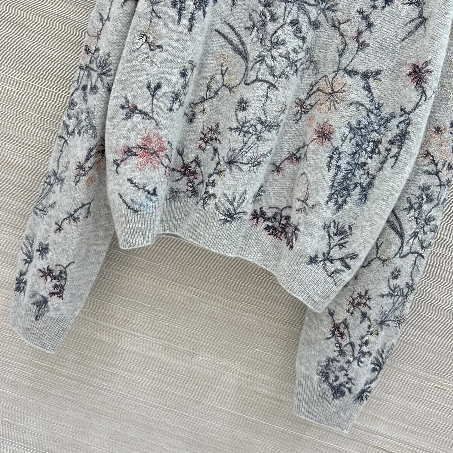 DIOR Sweaters Cashmere Grey-Multi 36-40 D65202609061166 - Image 5