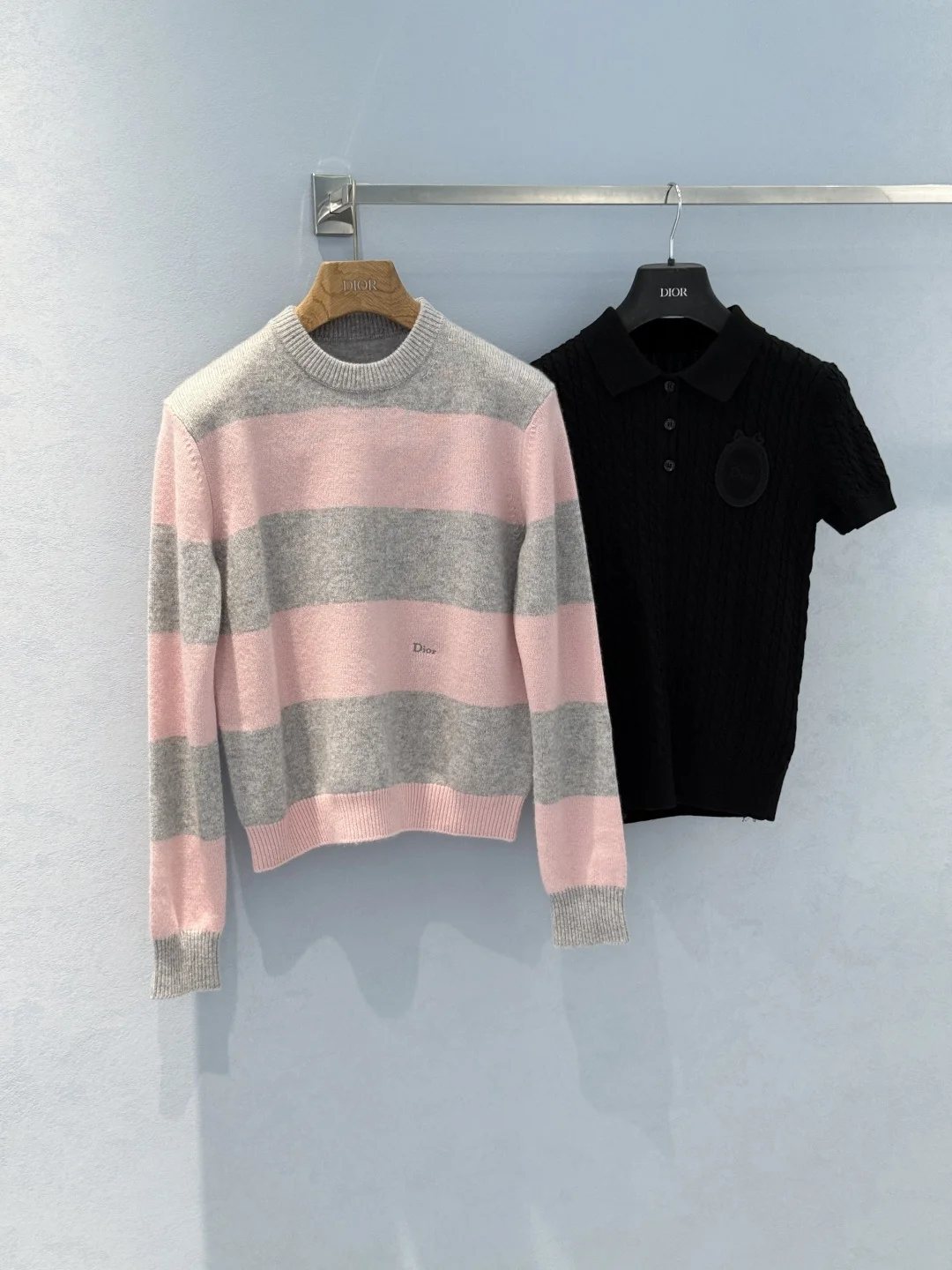 DIOR Sweaters Cashmere Pink-Gray-Black S-M-L D00202609062302