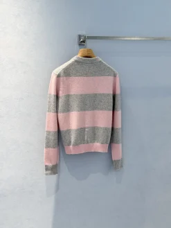 Alternative view of DIOR Sweaters Cashmere Pink-Gray-Black S-M-L D00202609062302