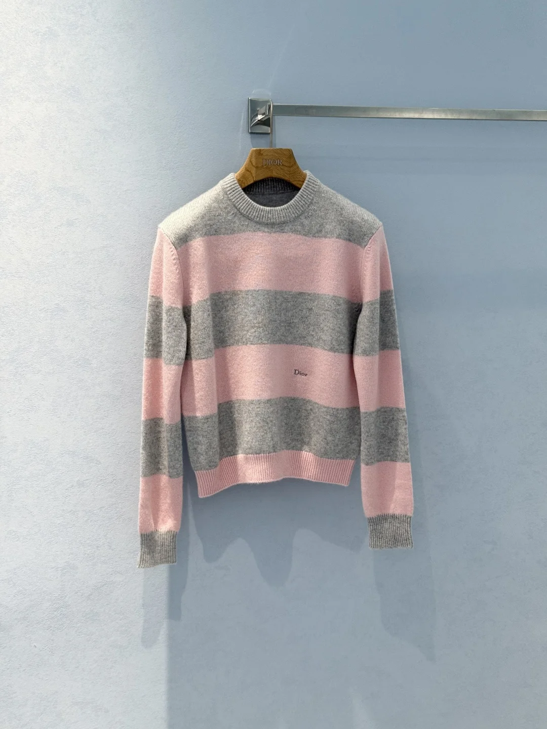 DIOR Sweaters Cashmere Pink-Gray-Black S-M-L D00202609062302 - Image 3