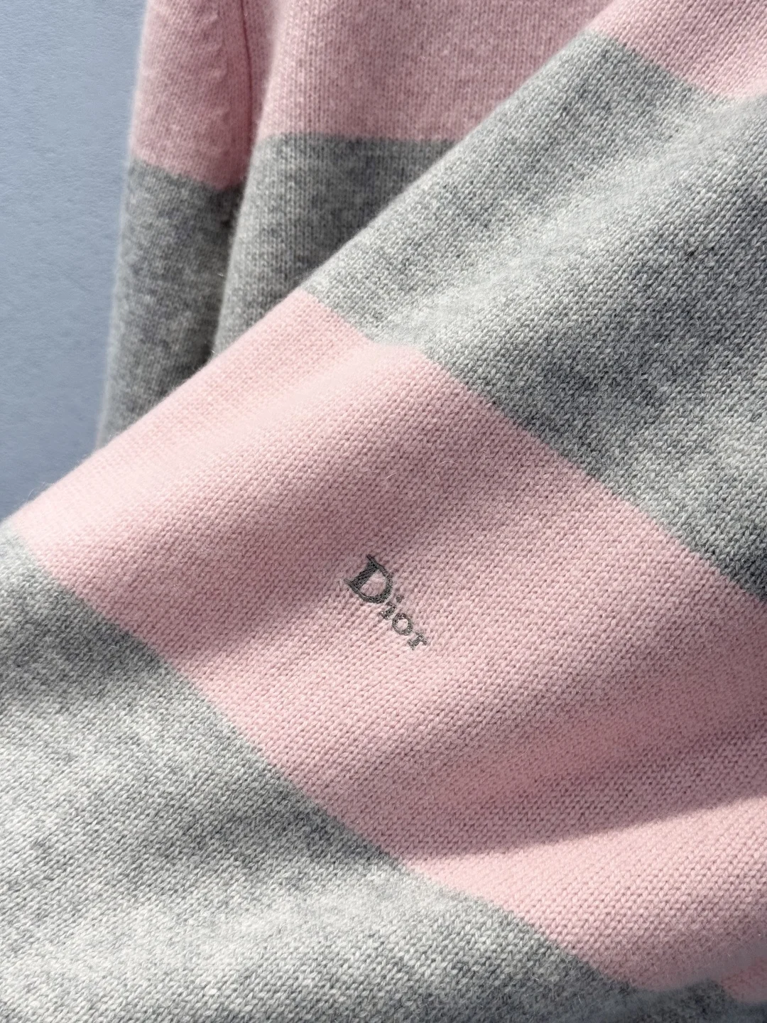 DIOR Sweaters Cashmere Pink-Gray-Black S-M-L D00202609062302 - Image 5