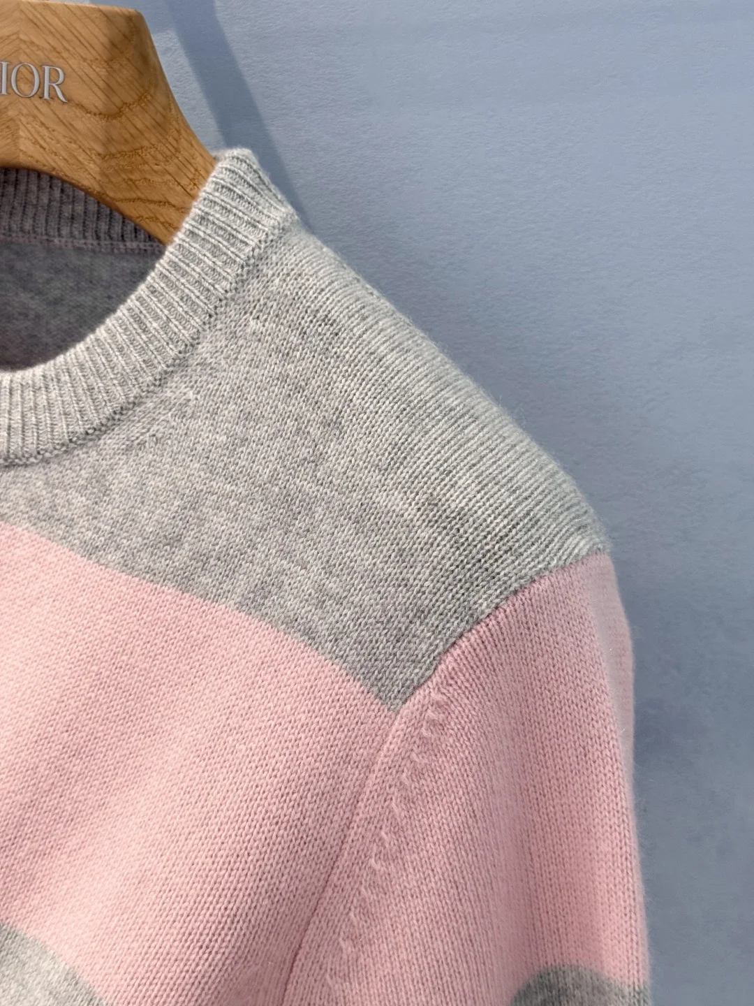 DIOR Sweaters Cashmere Pink-Gray-Black S-M-L D00202609062302 - Image 8