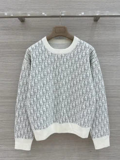 DIOR Sweaters Cashmere White-Gray 36-40 C25202609062031
