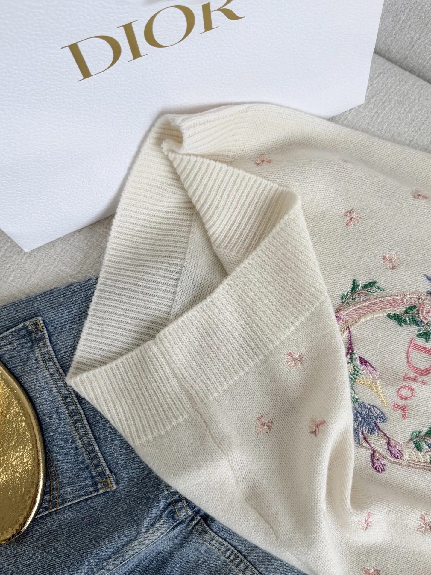 DIOR Sweaters Cream-Pink S-L B75202609063087 - Image 7