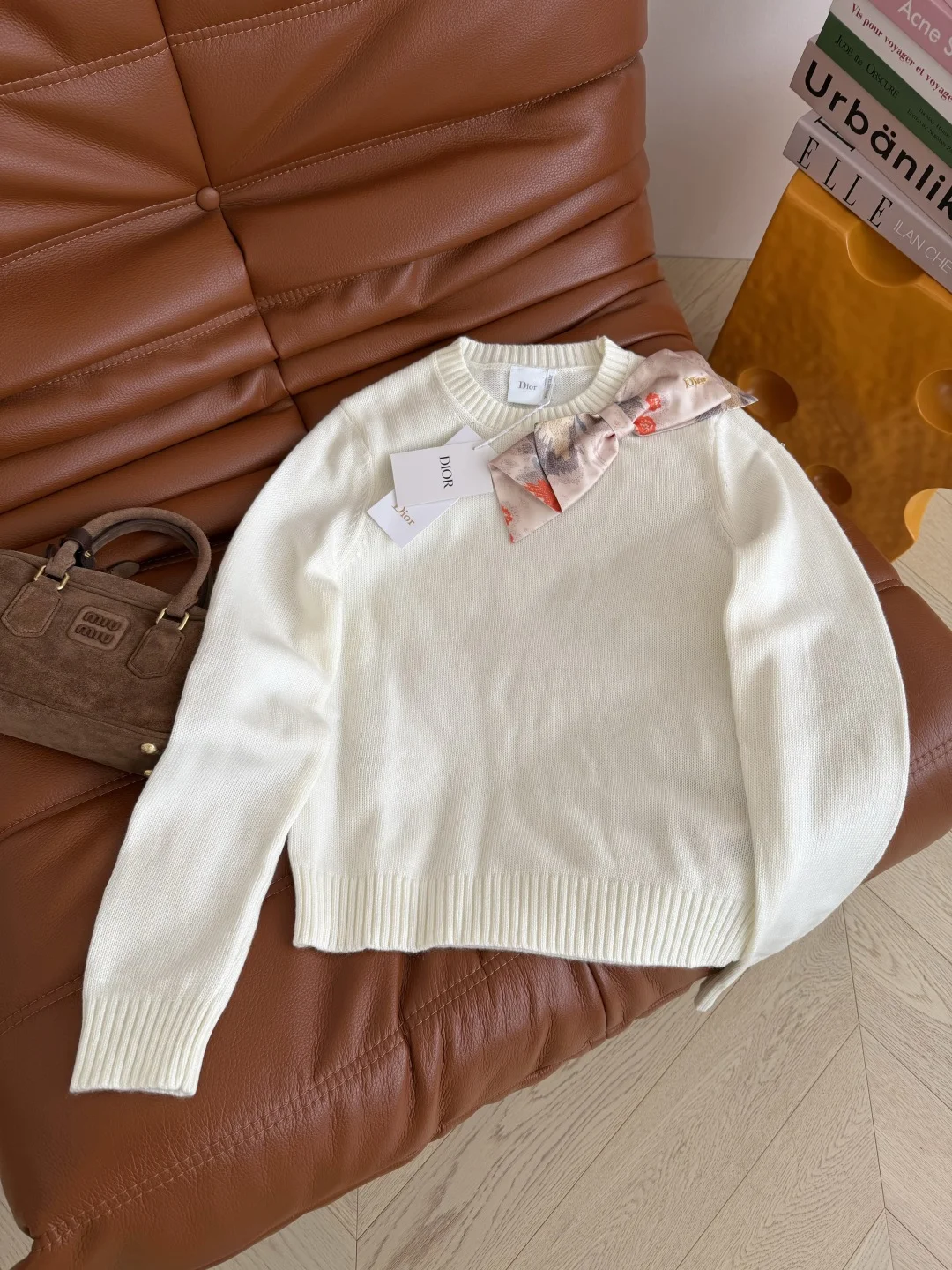 DIOR Sweaters Gray-White S-L B45202609060351 - Image 3