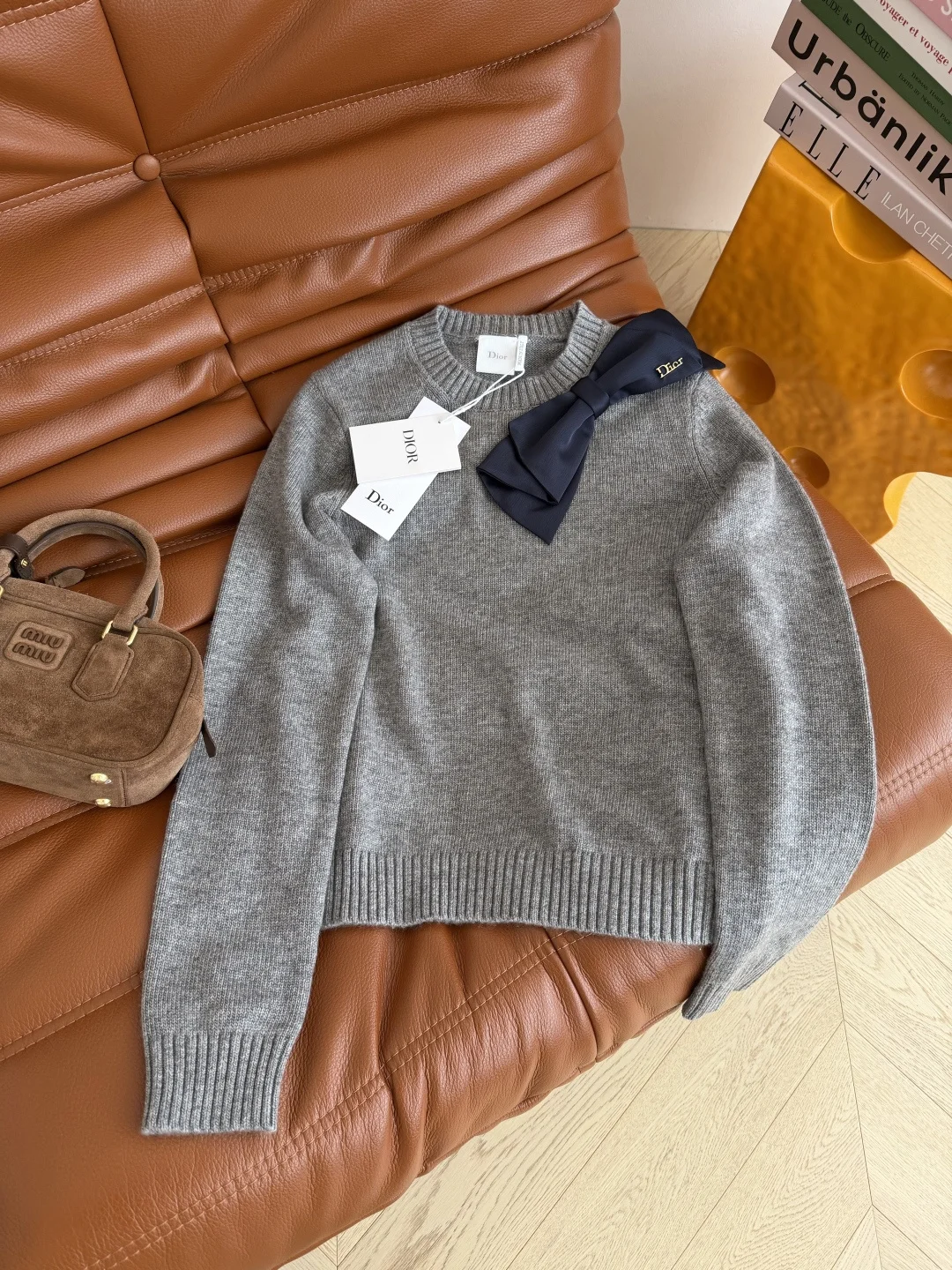 DIOR Sweaters Gray-White S-L B45202609060351 - Image 6