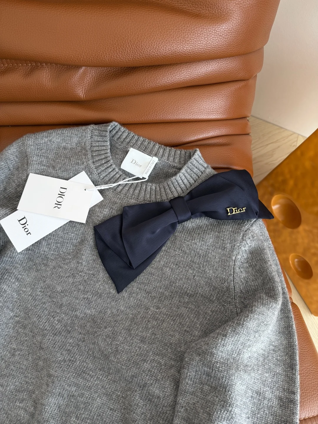DIOR Sweaters Gray-White S-L B45202609060351 - Image 7