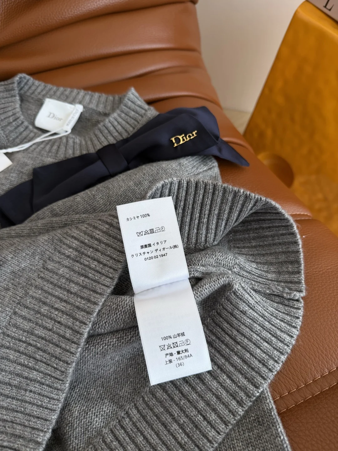 DIOR Sweaters Gray-White S-L B45202609060351 - Image 8