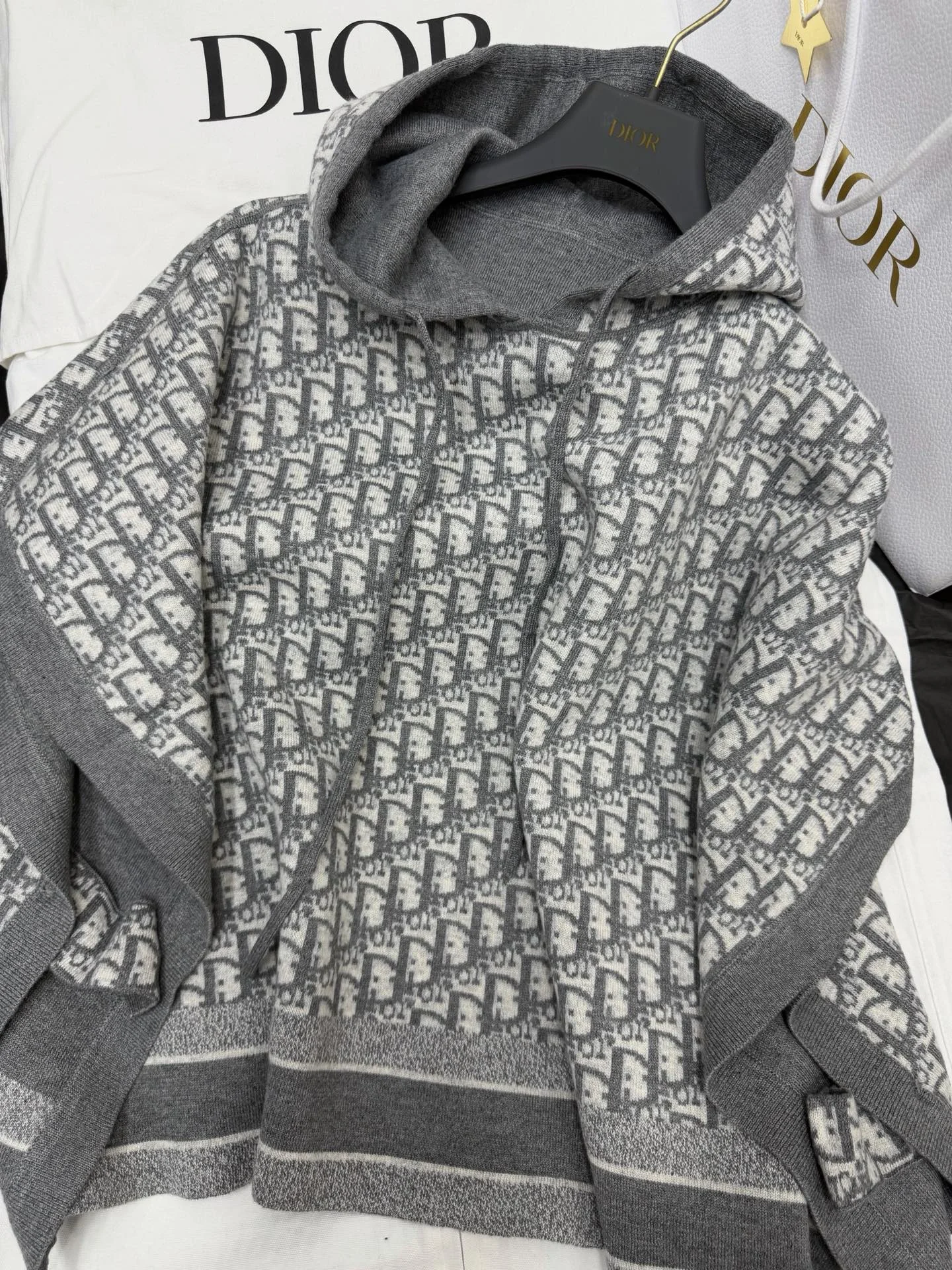 DIOR Sweaters Grey-White S-L G15202609060295