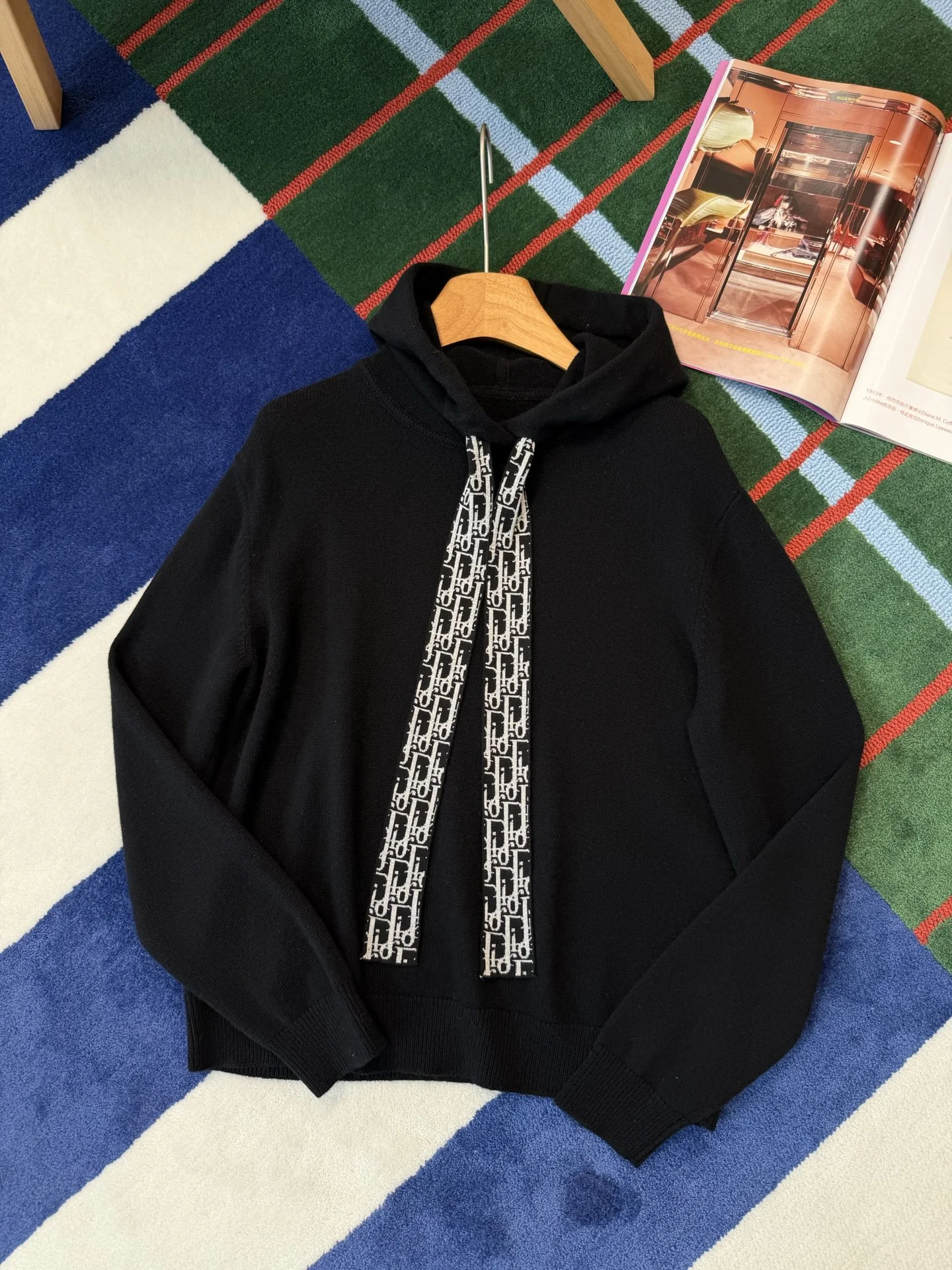 DIOR Sweaters Knit Black-White S-L E55202609060045