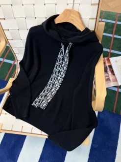 Alternative view of DIOR Sweaters Knit Black-White S-L E55202609060045