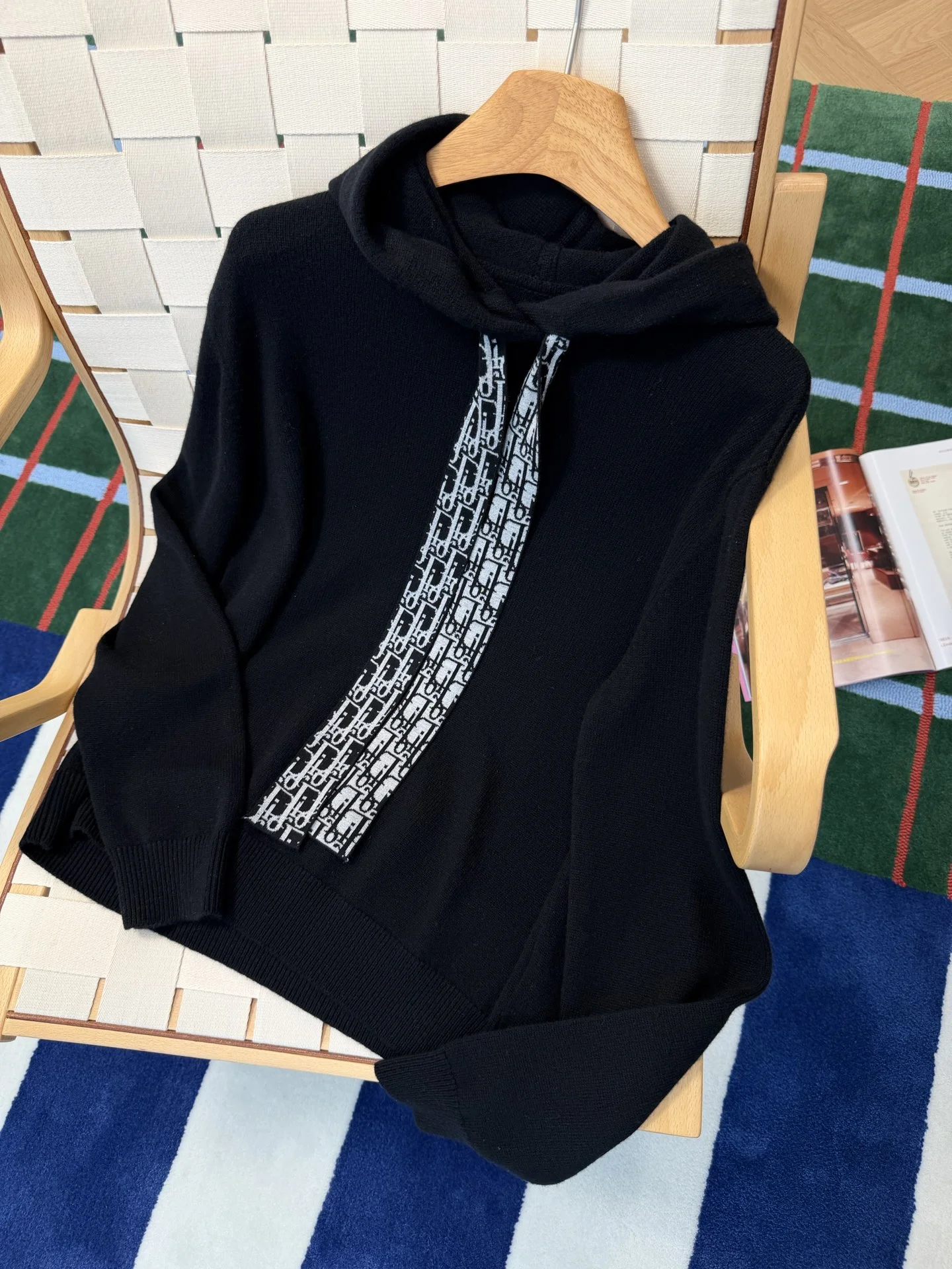 DIOR Sweaters Knit Black-White S-L E55202609060045 - Image 2