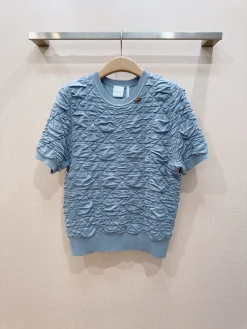 DIOR Sweaters Knit Blend Blue S-M-L B00202609061532