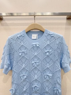Alternative view of DIOR Sweaters Knit Blue S-M-L B40202609061531