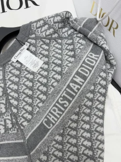 Alternative view of DIOR Sweaters Knit Fabric Grey-White S-L E15202609060296