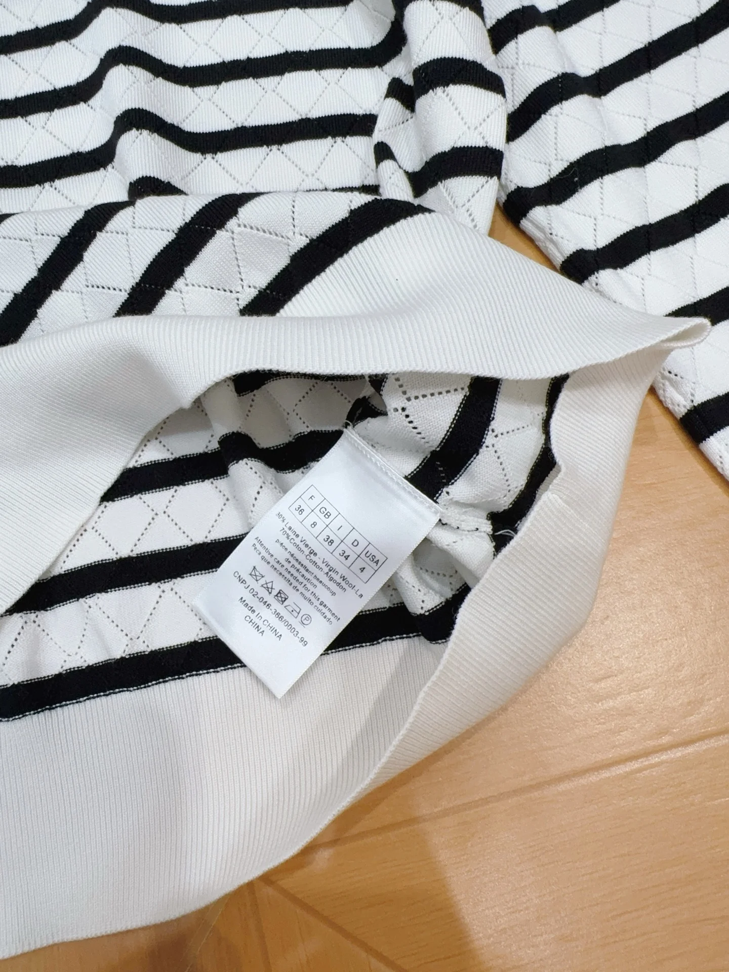 DIOR Sweaters Knit White-Black S-M-L B00202609061534 - Image 8