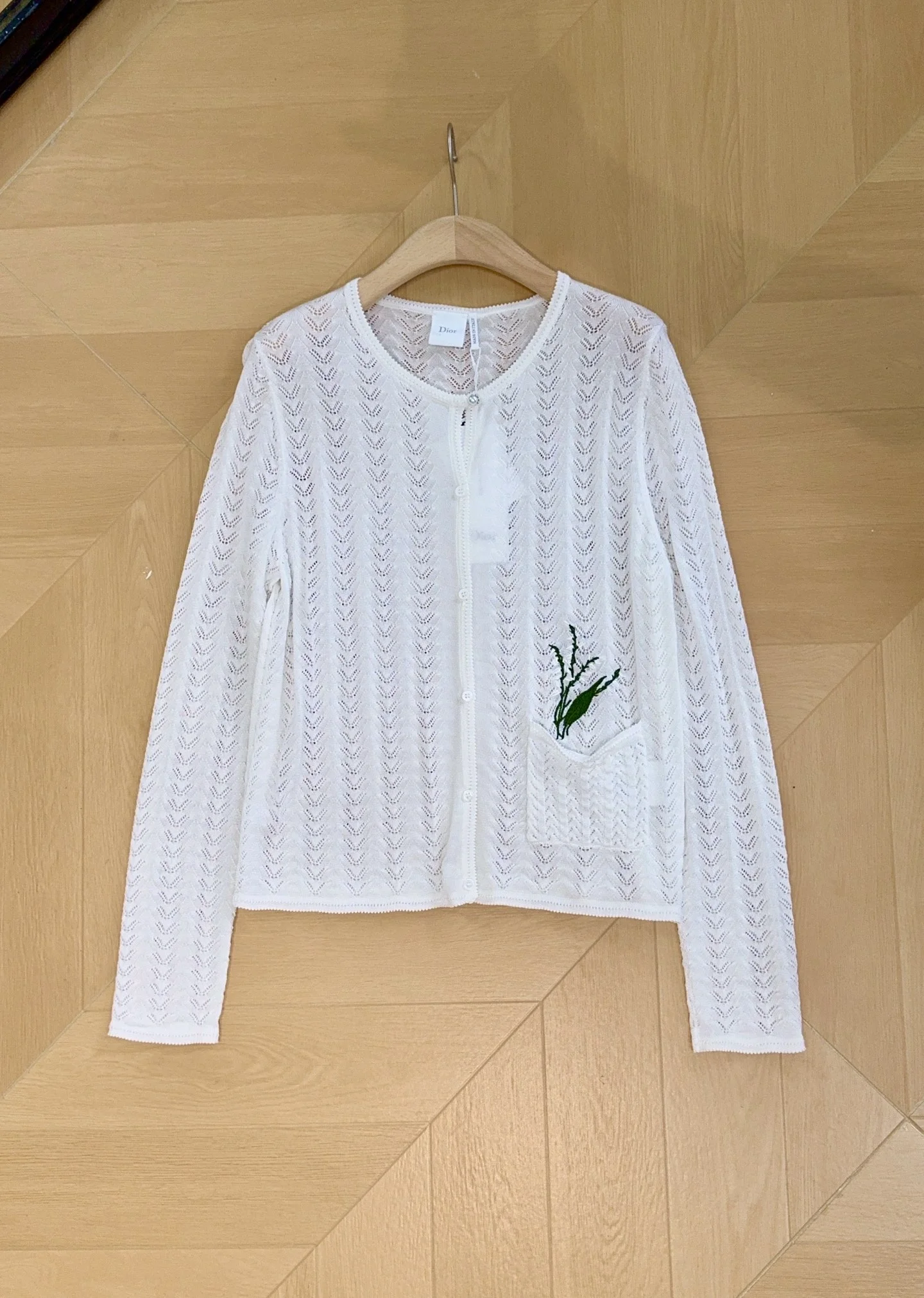 DIOR Sweaters Knit White-Green S-M-L B40202609061528 - Image 8