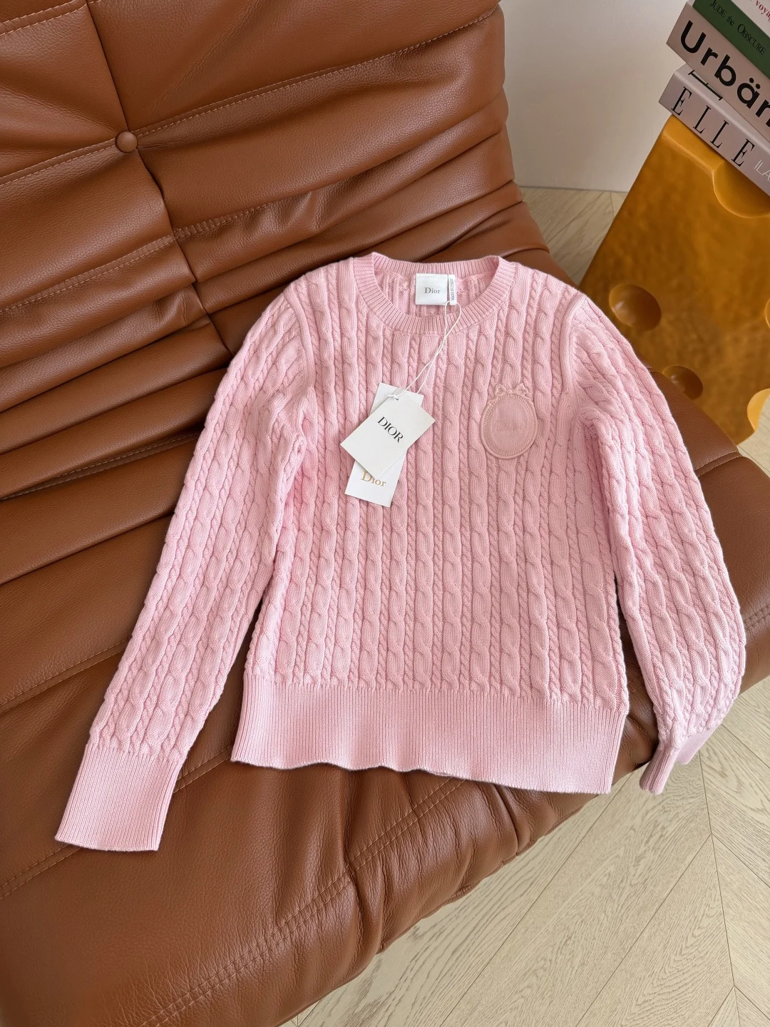 DIOR Sweaters Navy-Lightblue-Pink S-L B35202609060799 - Image 3