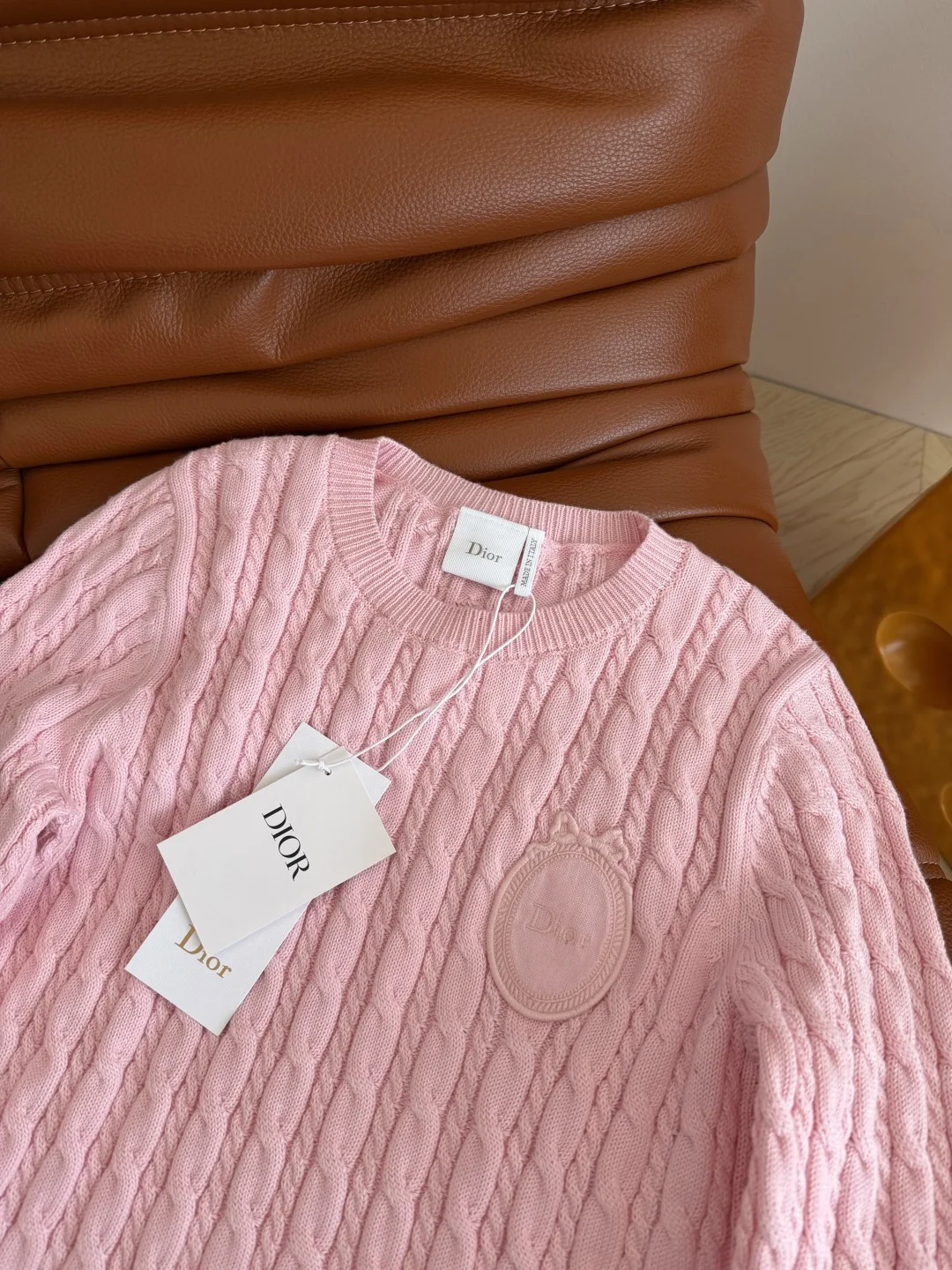 DIOR Sweaters Navy-Lightblue-Pink S-L B35202609060799 - Image 4