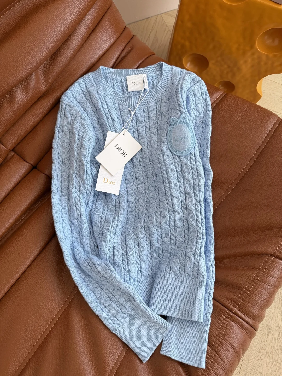 DIOR Sweaters Navy-Lightblue-Pink S-L B35202609060799 - Image 6