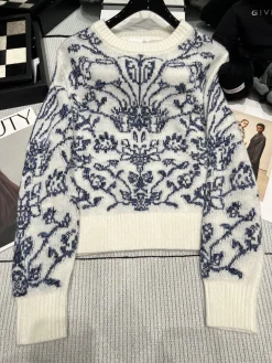 DIOR Sweaters White-Blue S-L B15202609060325