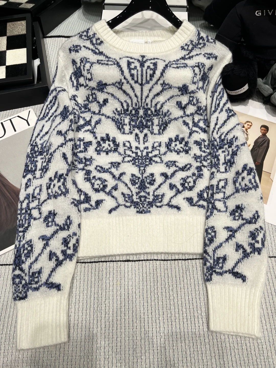 DIOR Sweaters White-Blue S-L B15202609060325