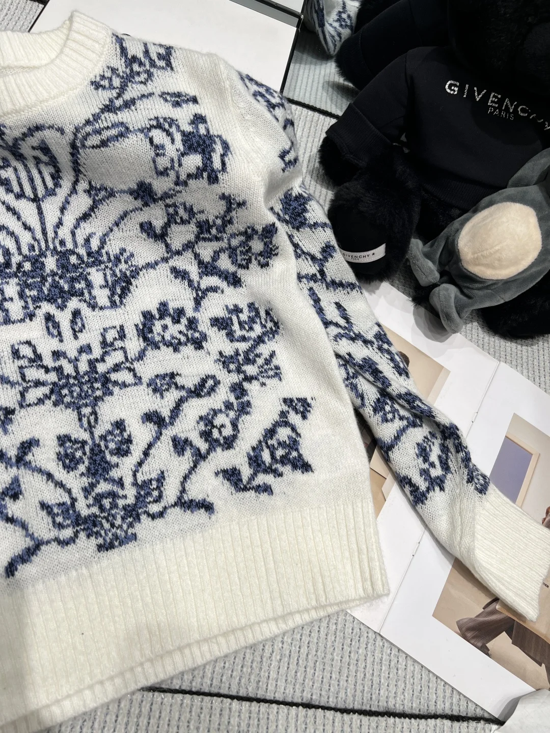 DIOR Sweaters White-Blue S-L B15202609060325 - Image 3