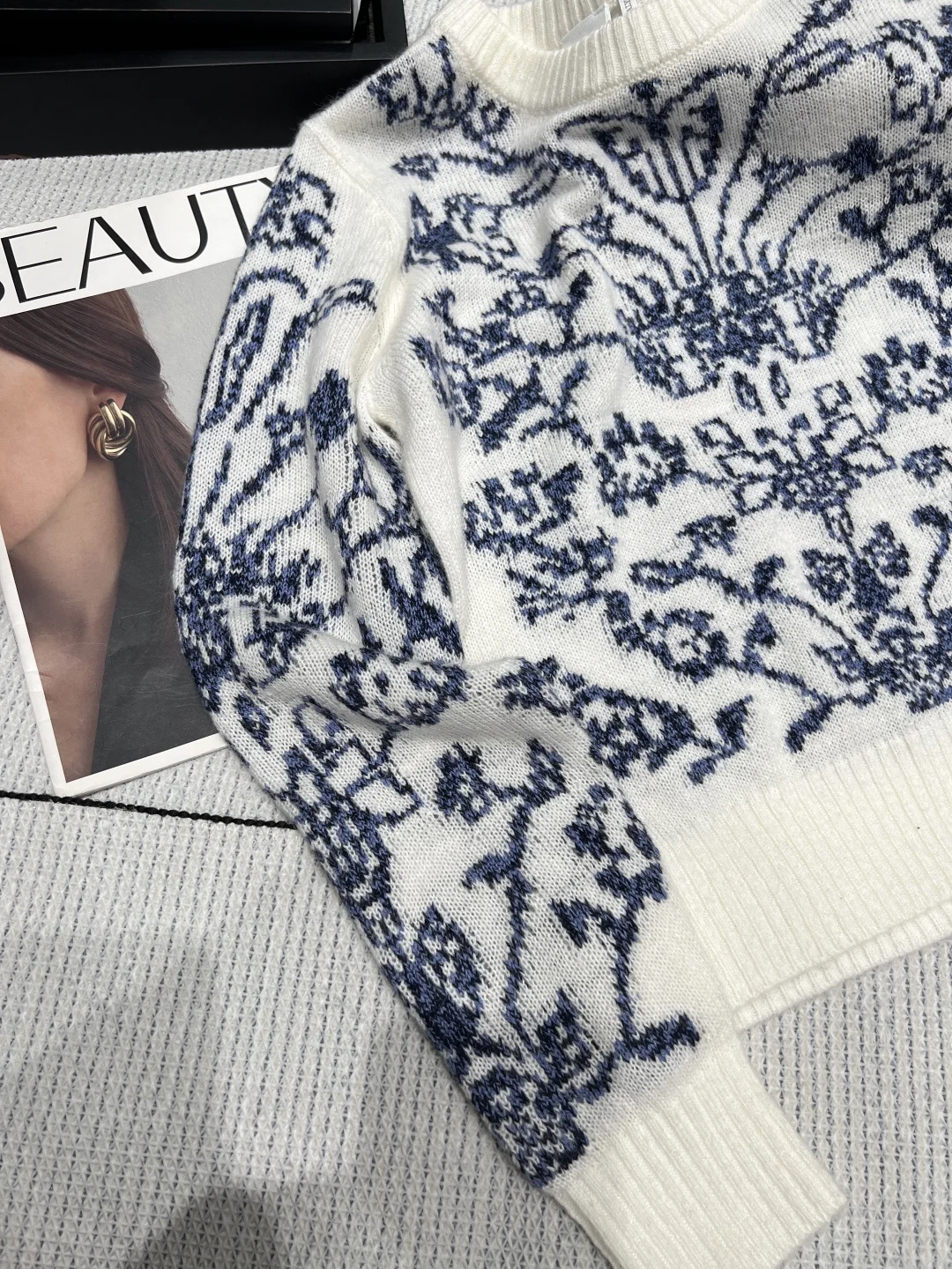 DIOR Sweaters White-Blue S-L B15202609060325 - Image 4
