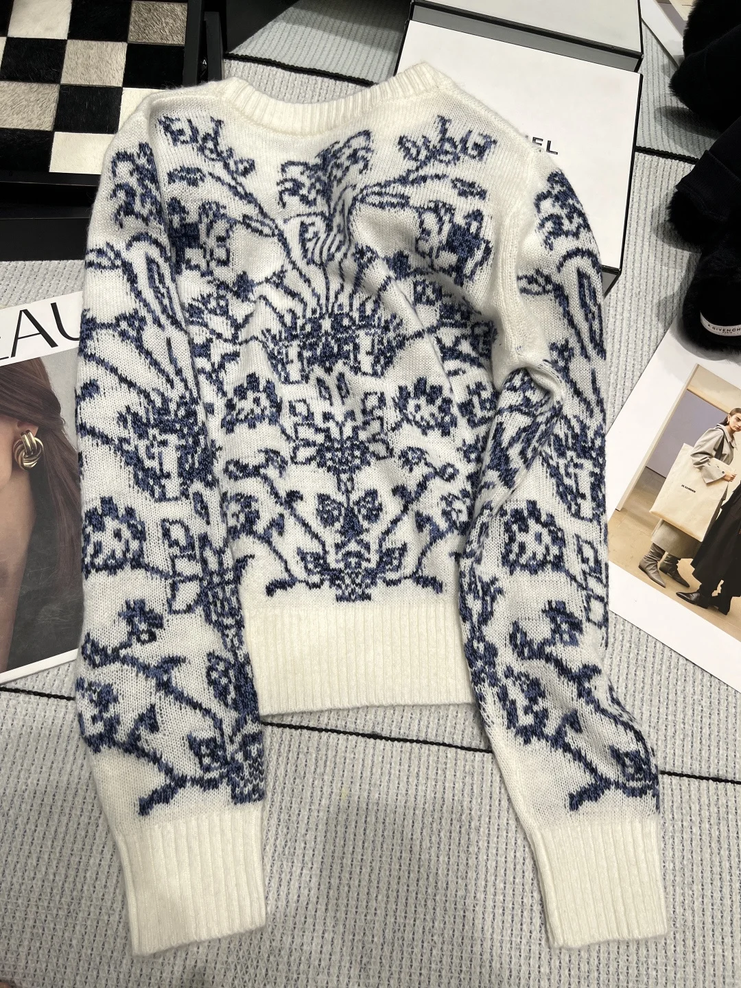 DIOR Sweaters White-Blue S-L B15202609060325 - Image 7