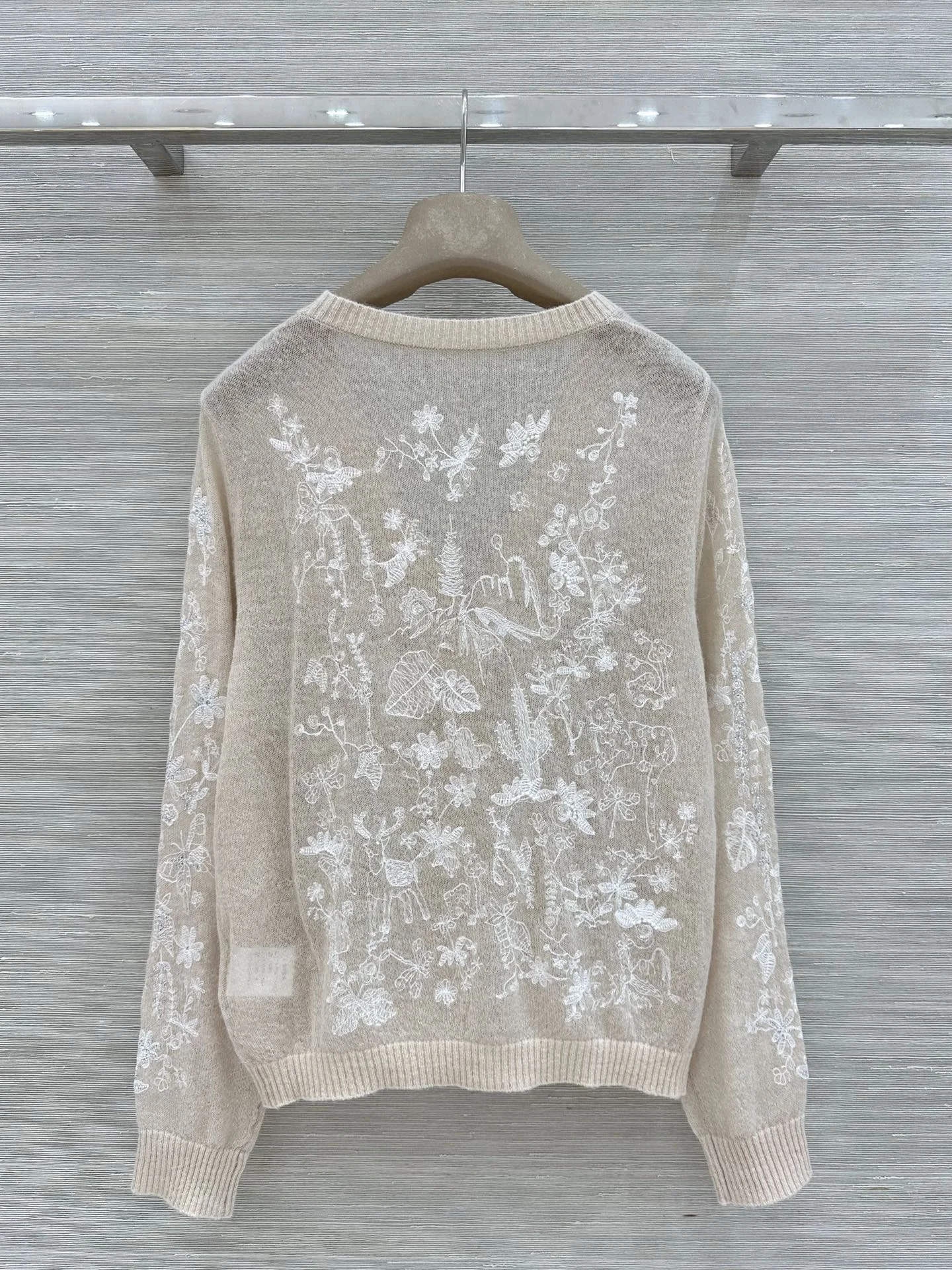 DIOR Sweaters Wool Alpaca Nylon Beige-White 36-40 C55202609061152 - Image 8