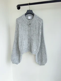 DIOR Sweaters Wool Cashmere Blend Grey-Silver 36-40 D30202609063608