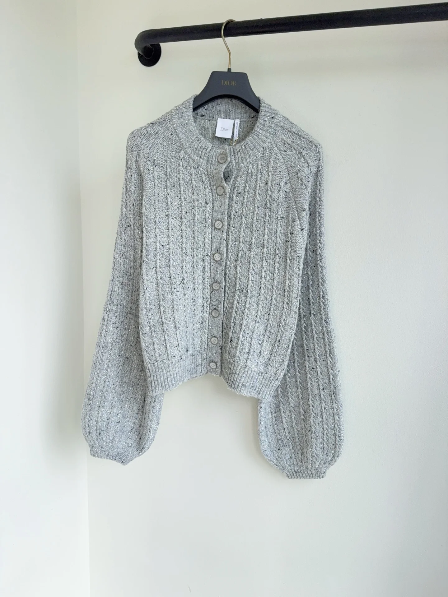 DIOR Sweaters Wool Cashmere Blend Grey-Silver 36-40 D30202609063608 - Image 2