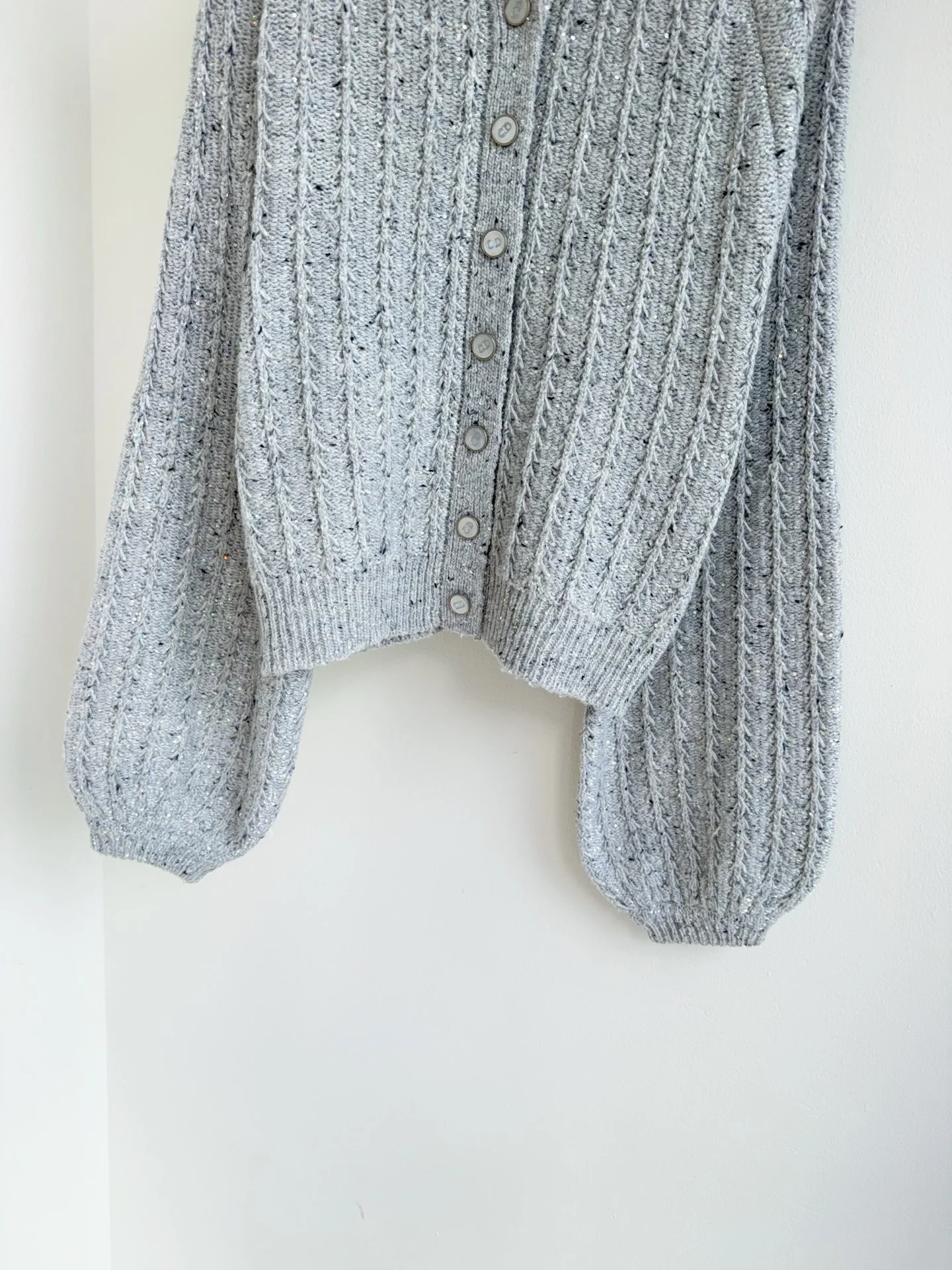 DIOR Sweaters Wool Cashmere Blend Grey-Silver 36-40 D30202609063608 - Image 4