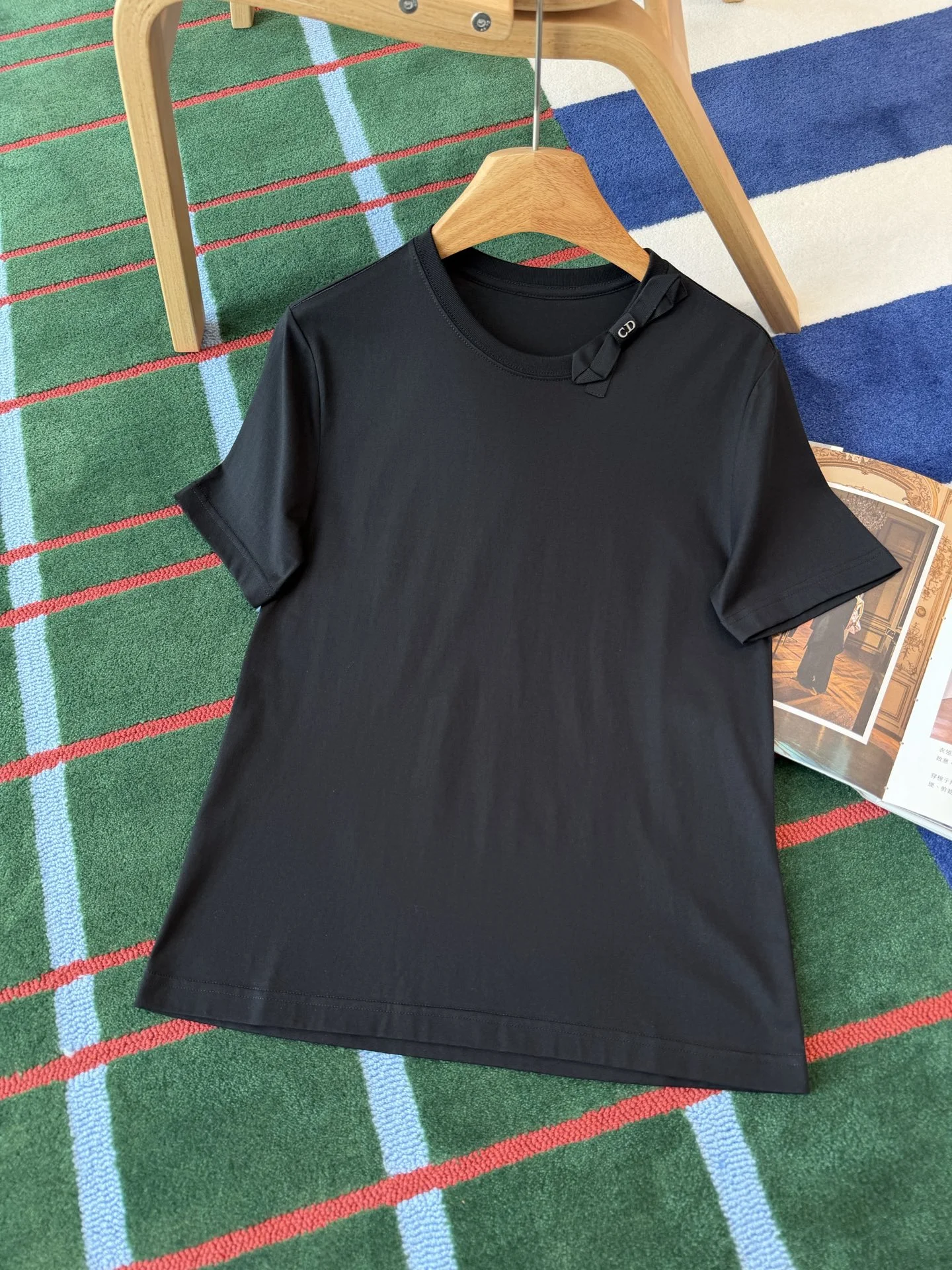 DIOR T-shirts Black-Silver S-L B15202609060681