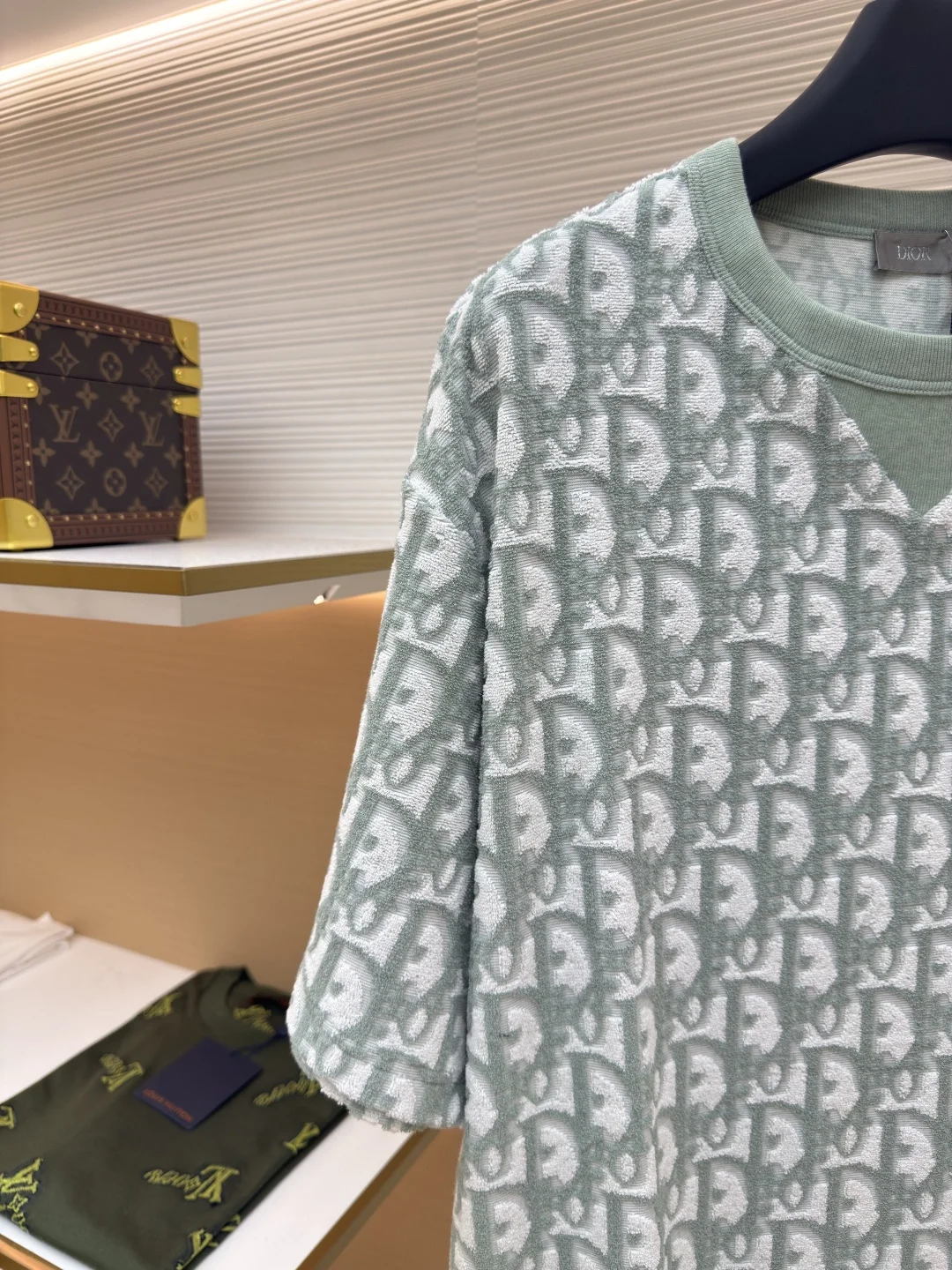 DIOR T-shirts Cotton Blend Green-White XS-L A65202609090825 - Image 4