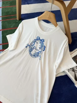 Alternative view of DIOR T-shirts White-Blue S-L B15202609063266