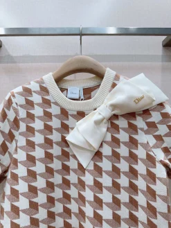 Alternative view of DIOR T-shirts White-Brown S-L B10202609061539