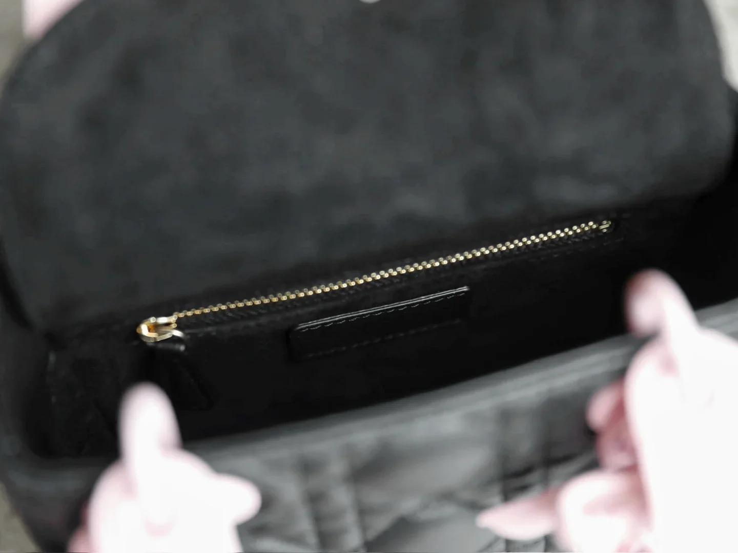 DIOR Top Handle Bags Lambskin Black-Pink 17X15X7CM I50202609090170 - Image 8